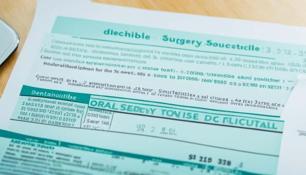 oral surgery cost deduction