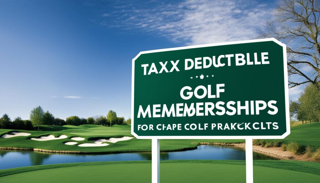 tax write-offs for golf memberships