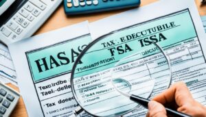 are hsa fees tax deductible