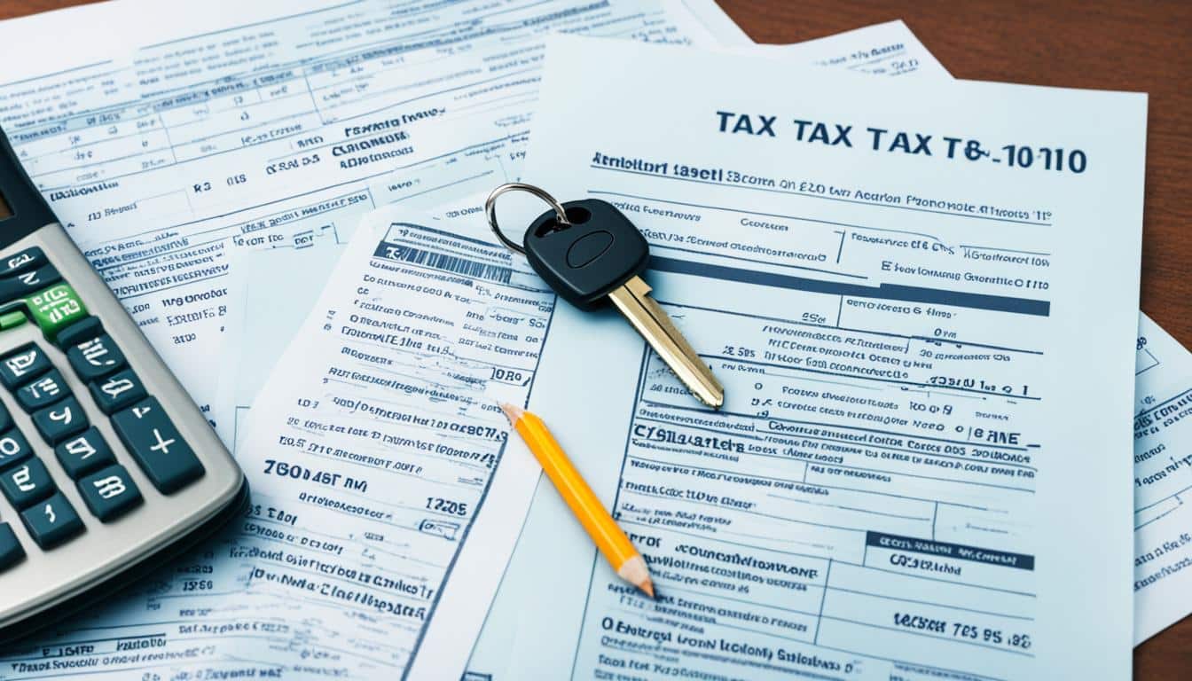 is vehicle property tax deductible