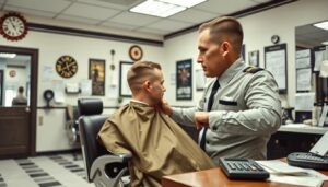 are military haircuts tax deductible